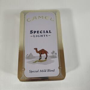 Camel Special Lights Tin with Matches (Unopened 50 packs)‎ Vintage 1992